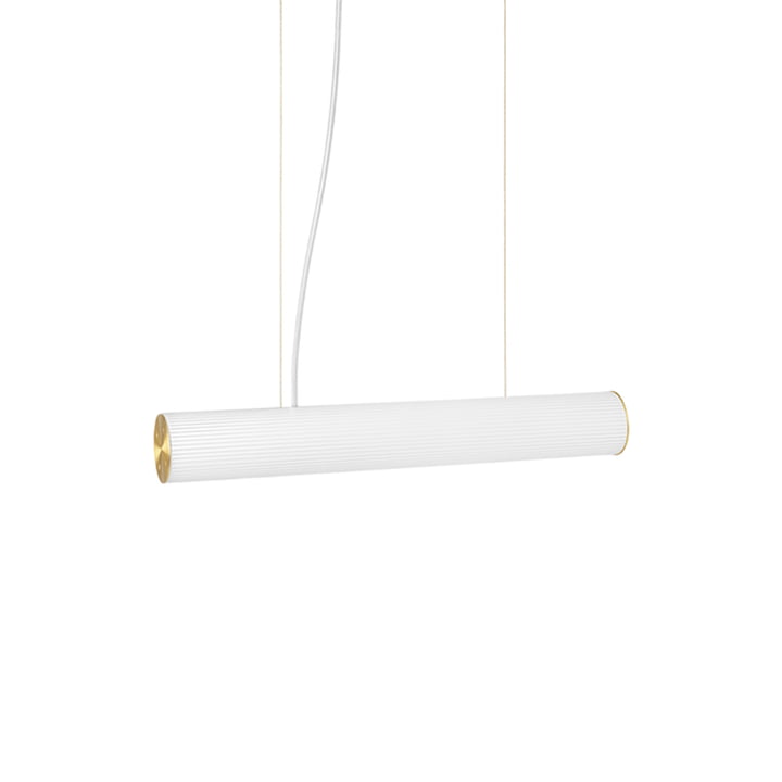 Vuelta Lampe suspendue L 60 cm de ferm Living en blanc / laiton
