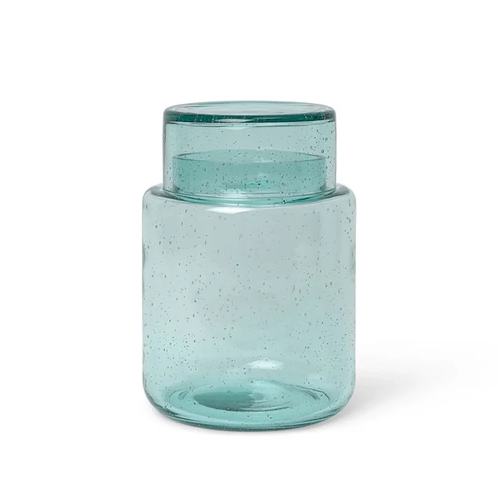 Oli Bocal en verre Ø 13,8 cm de Ferm Living en vert