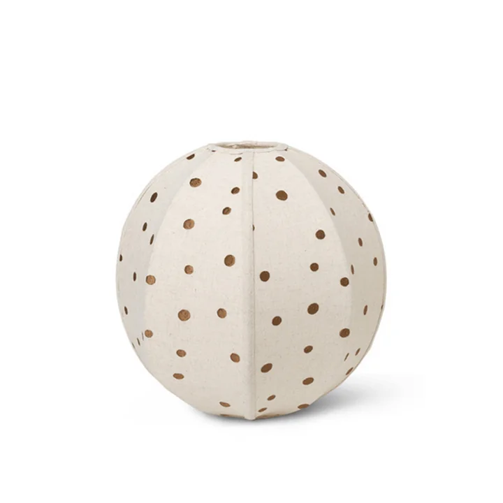 Dots Abat-jour en textile Ø 35 cm de Ferm Living en sucre de varech