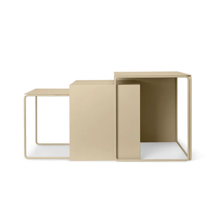 Cluster Tables (ensemble de 3) de Ferm Living en cachemire