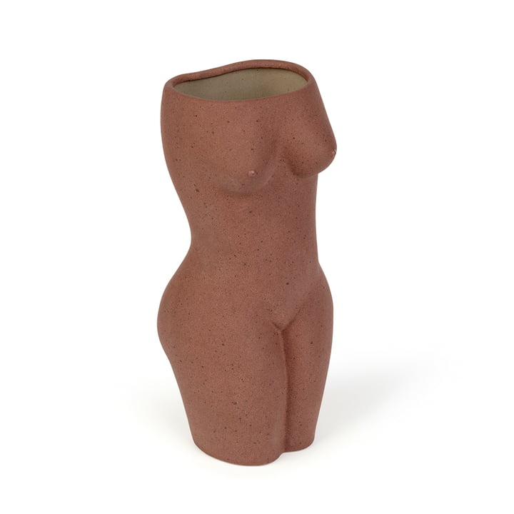 Le vase Body grand de Doiy , brun foncé