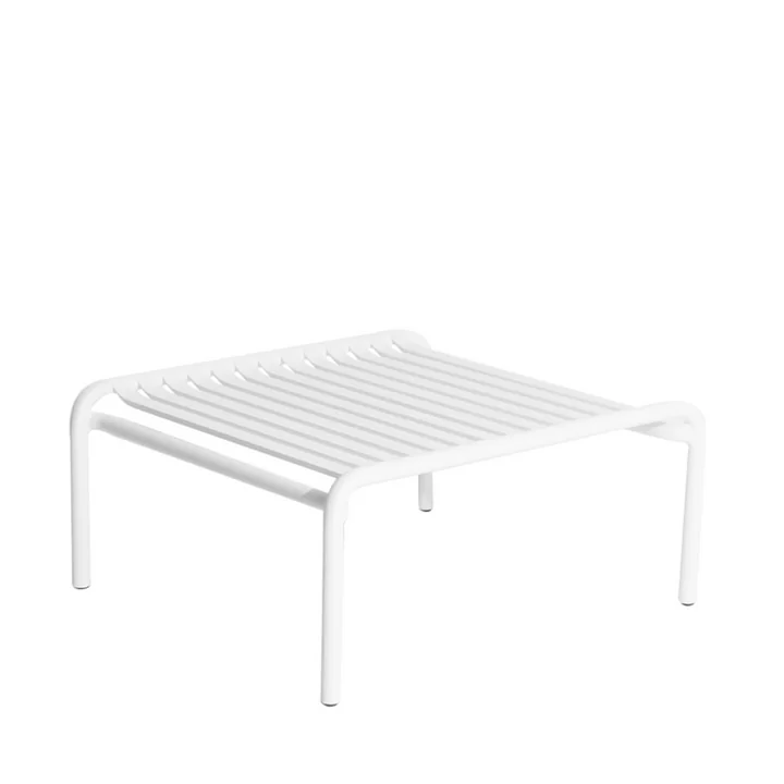 La table basse Week-End Outdoor de Petite Friture , blanc