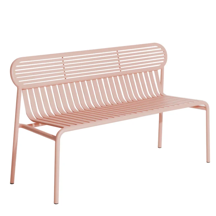 La banque Week-End Outdoor de Petite Friture , blush