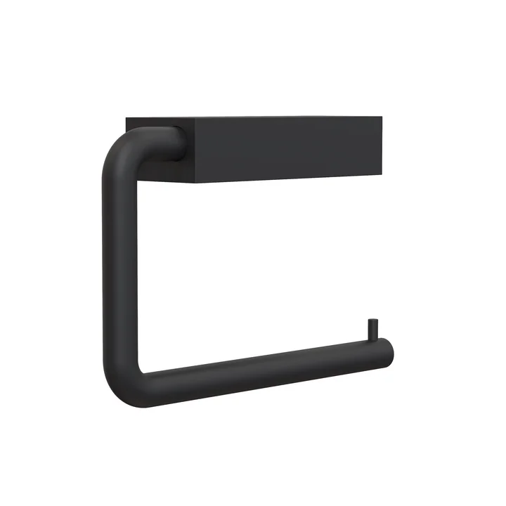 Le porte-rouleau de papier WC 3 de Quadra de Frost , noir