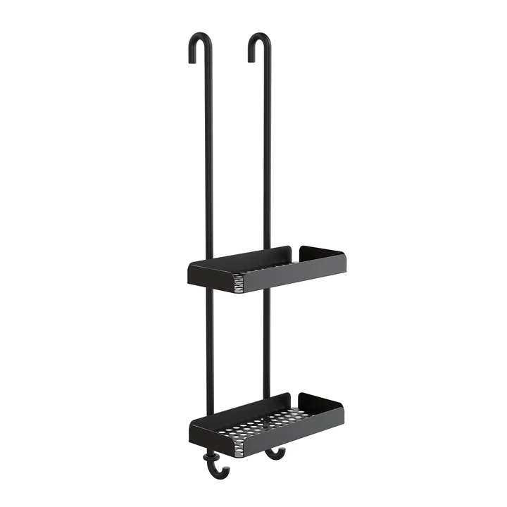 Le Nova2 Bac à douche à suspendre double de Frost , noir