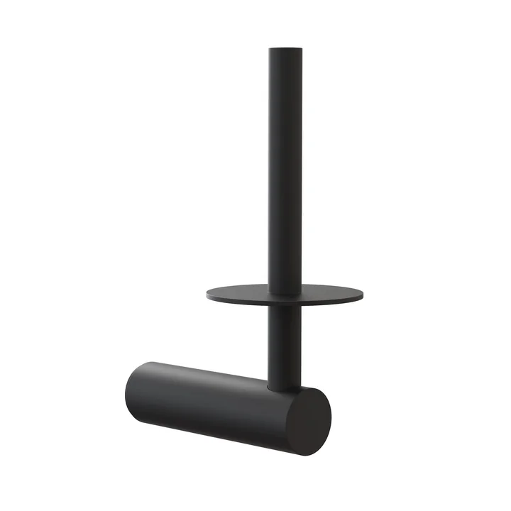 Nova2 Le support de papier hygiénique pour rouleau de rechange de Frost , noir.