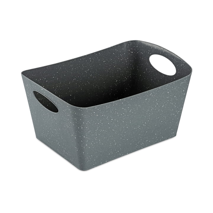 Boxxx M Boîte de rangement de Koziol dans la couleur recyclé nature grey