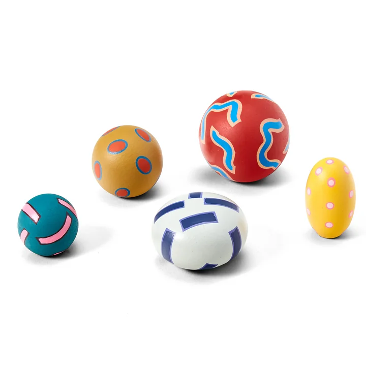 Les crochets muraux Chiaozza de Areaware , multicolore (jeu de 5)