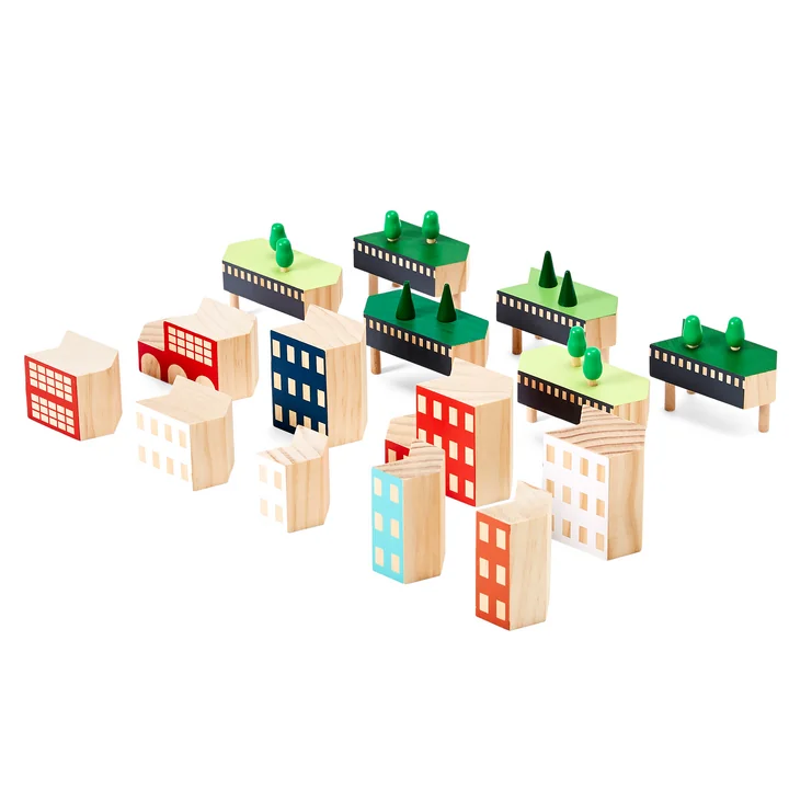 Blockitecture New York City Blocs de construction de Areaware dans la variante Greenway