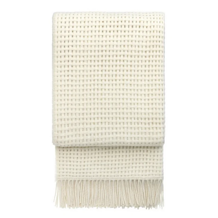 Basket Couverture 130 x 200 cm de Elvang en off white