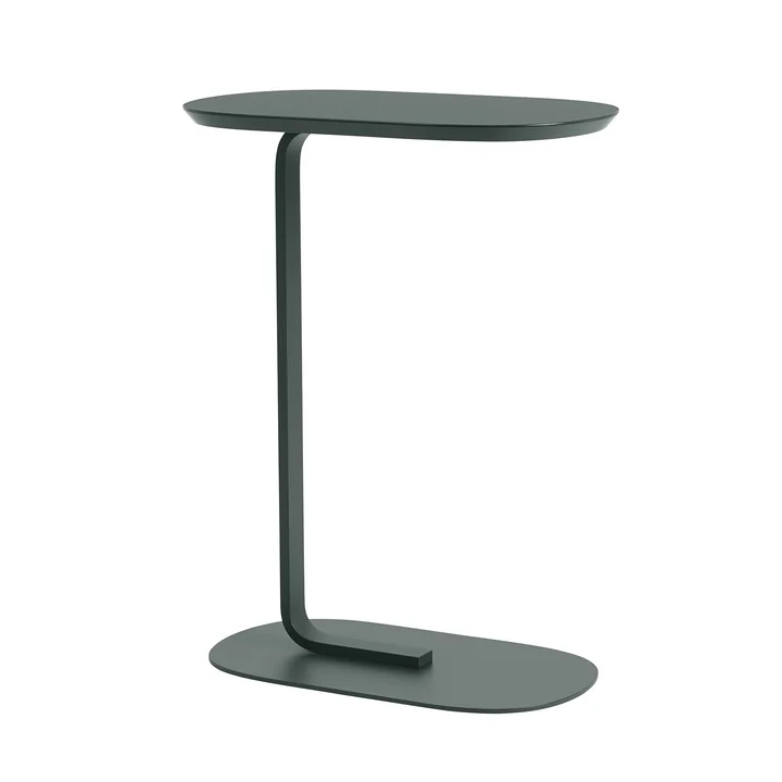 Relate Side Table H 73,5 cm de Muuto en vert foncé