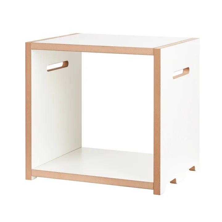 halbstark Système d'étagères module de base de Tojo en blanc