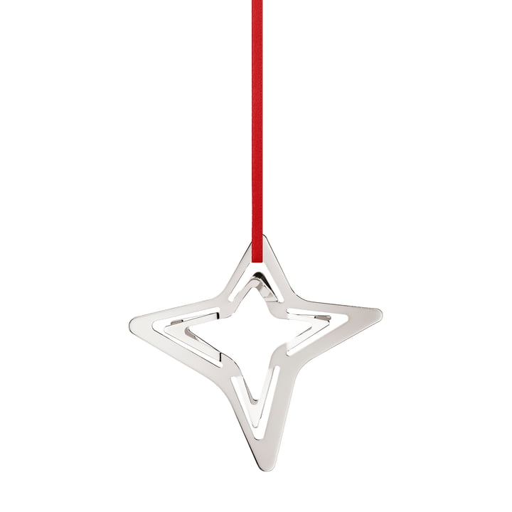 Le Holiday Ornament 2021 quatre étoiles de Georg Jensen , palladium