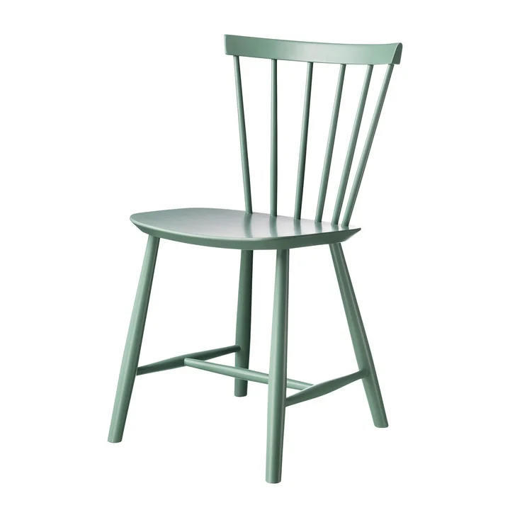 J46 Chaise de FDB Møbler en hêtre vert dusty