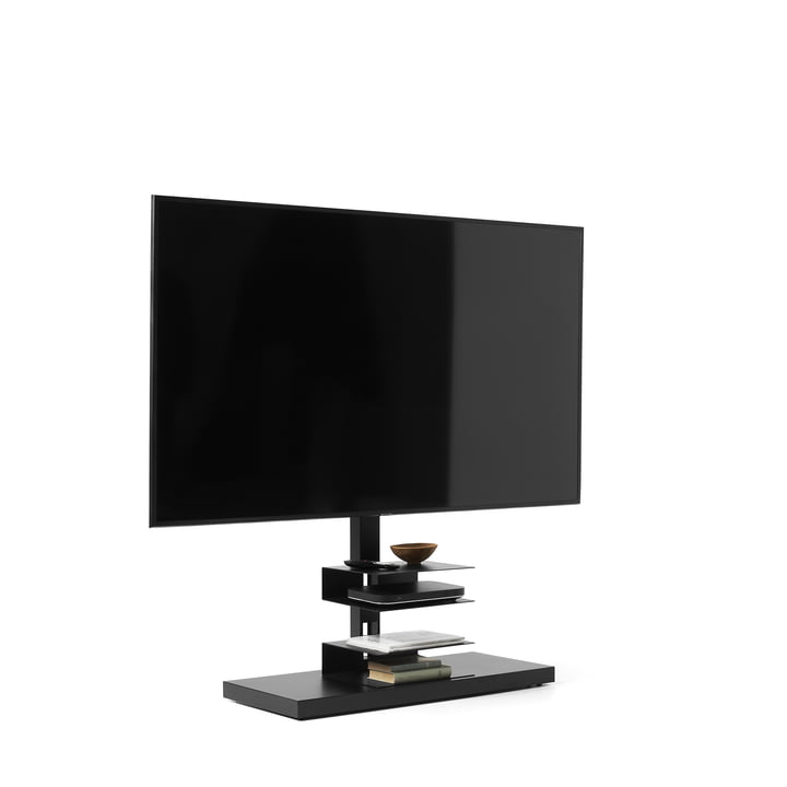 Le meuble TV Ptolomeo TV Smart de Opinion Ciatti en noir