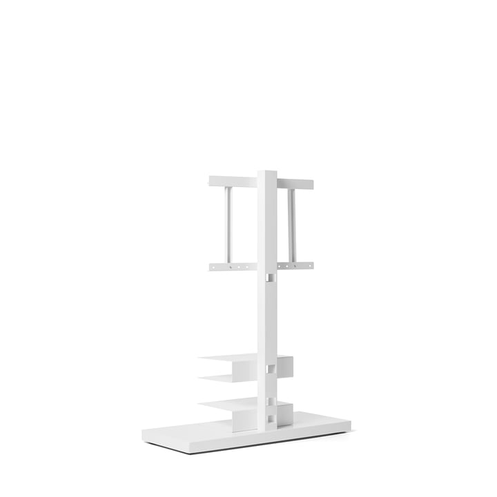 Le meuble TV Ptolomeo TV Smart de Opinion Ciatti en blanc