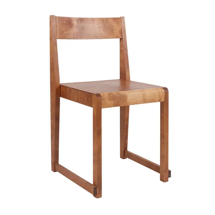 Chair 01 de Frama en bouleau huilé / brun chaud
