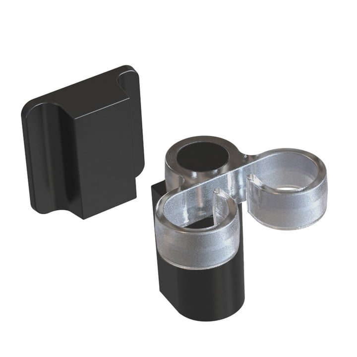 Le porte-brosse à vaisselle de Happy Sinks , pure black
