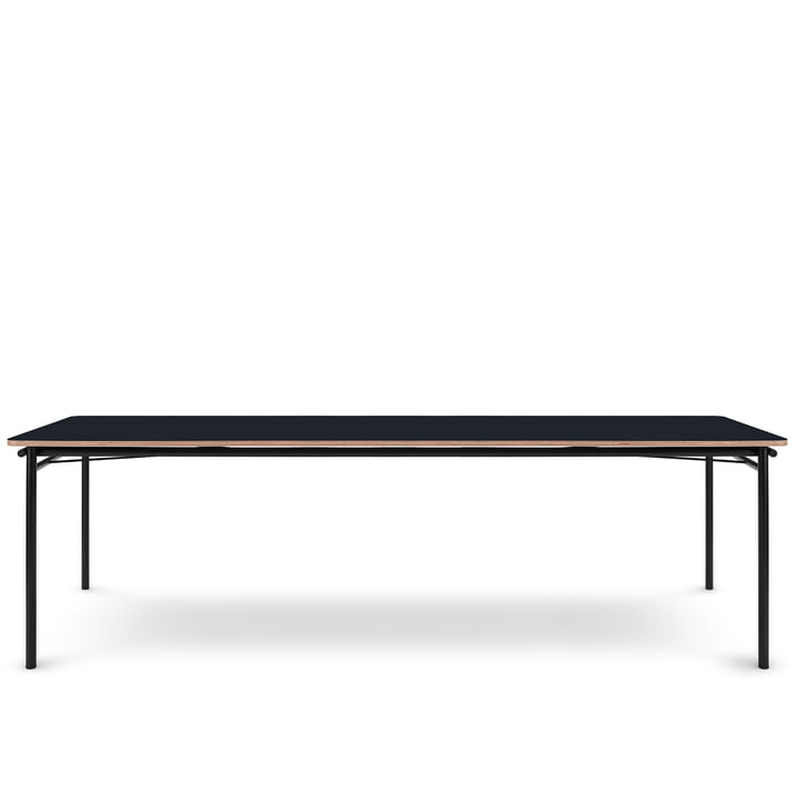 La table à manger Taffel (extensible) de Eva Solo , 90 x 250-370 cm, nero