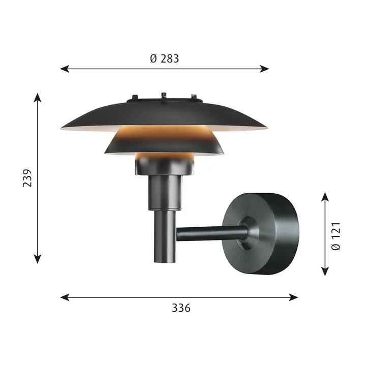 Louis Poulsen - PH 3-2½ Applique murale
