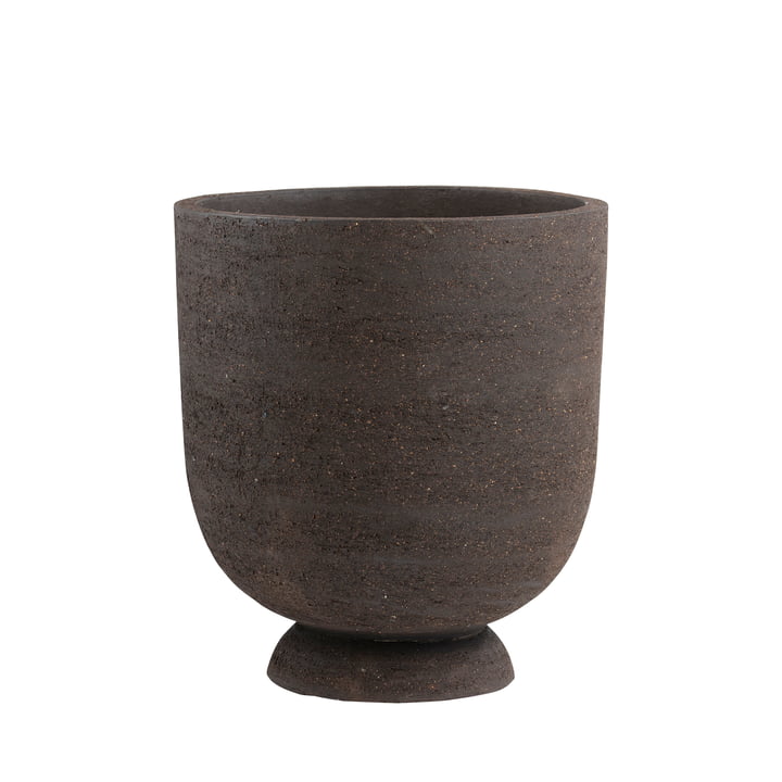 Le Terra Pot de plantes et vase de AYTM , Ø 40 x H 45 cm, brun