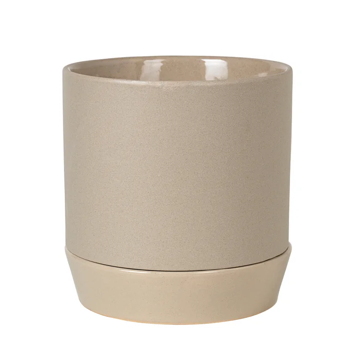 Denise Cache-pot, Ø 21 x H 21 cm de Broste Copenhagen en gris pigeon