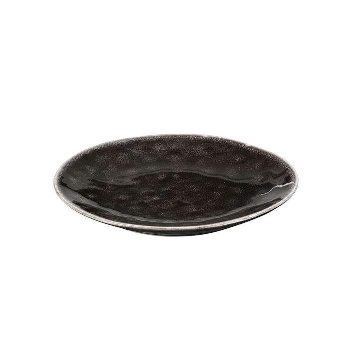 La plaque Nordic Coal de Broste Copenhagen , Ø 15 cm