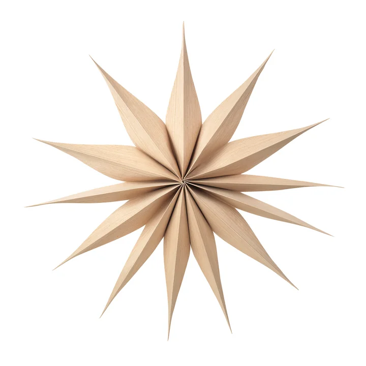 Broste Copenhagen - Venok Déco Star L, Ø 70 cm / bois naturel