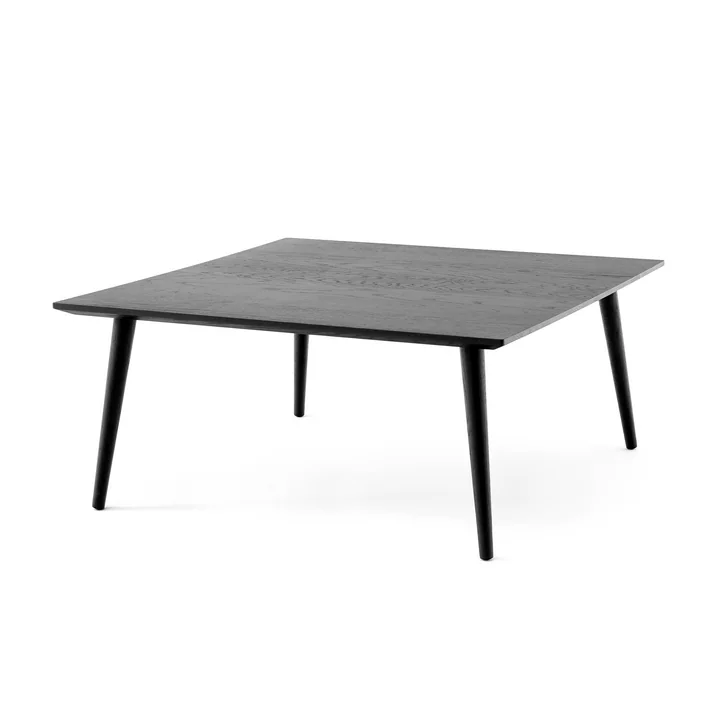 In Between Table d'appoint SK24, 90 x 90 cm, chêne laqué noir de tradition &