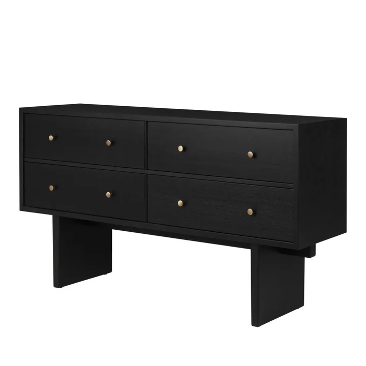 Private Buffet, L 160 cm, noir de Gubi