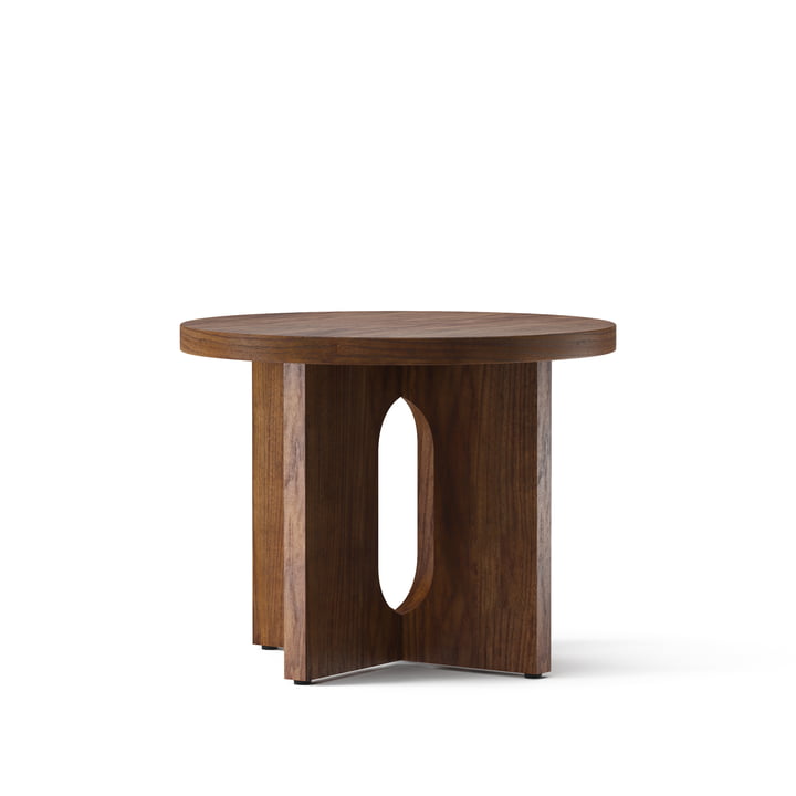 Androgyne Table d'appoint Ø 50 cm, noix de Audo