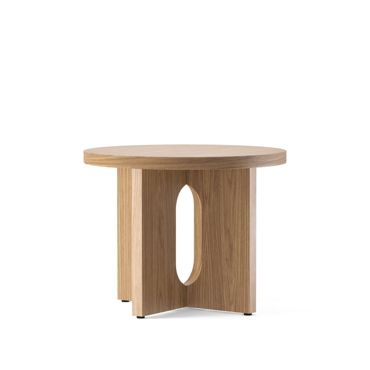 Androgyne Table d'appoint Ø 50 cm, chêne naturel de Audo