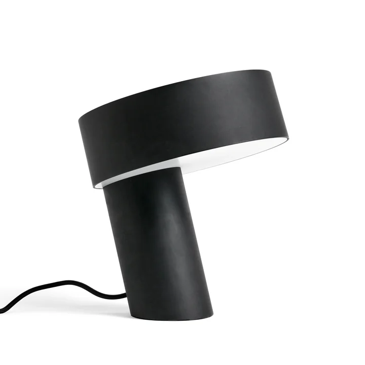 Slant Lampe de table de HAY en 28 cm dans la couleur noir doux