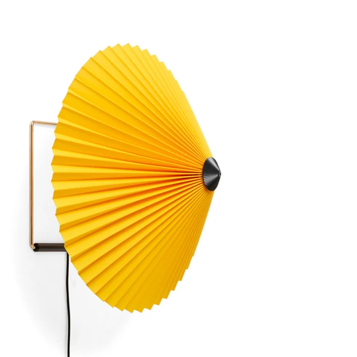 Matin Applique murale LED de HAY Ø 38 cm dans la couleur jaune