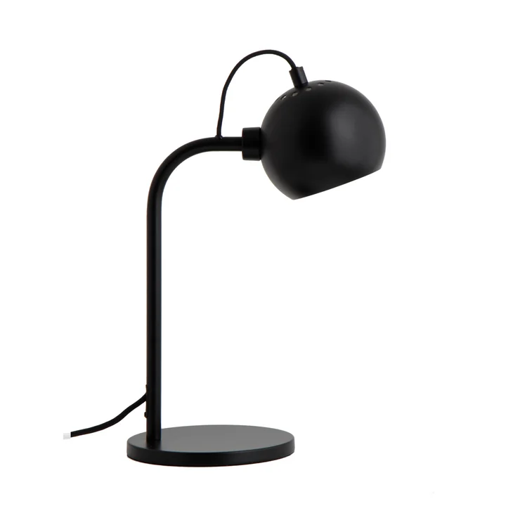 Ball Single Lampe de table, noir mat de Frandsen