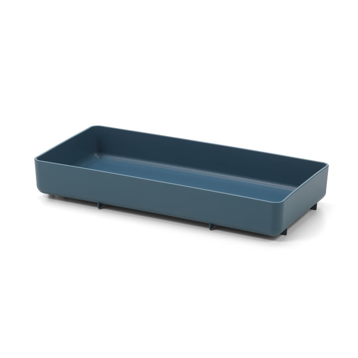 Chap tray to stool, sea blue by Vitra