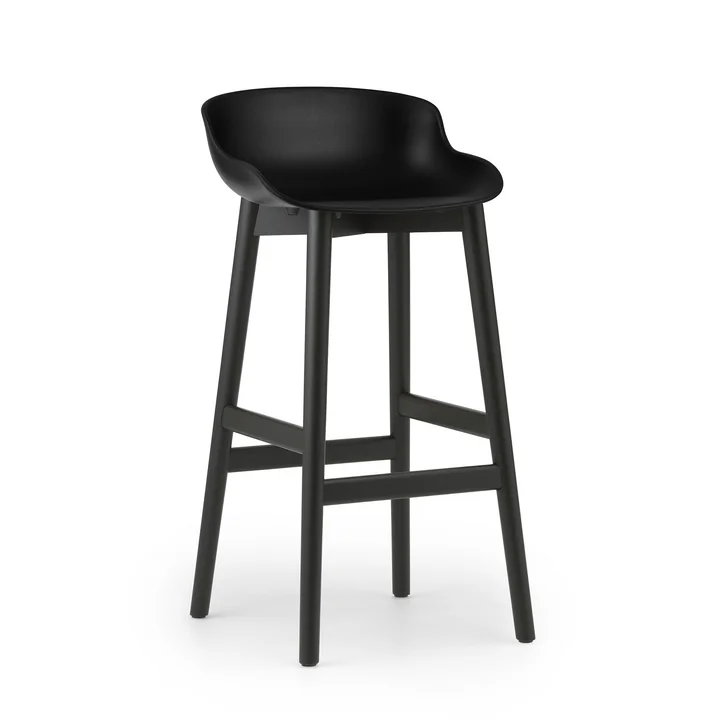 Hyg Tabouret de bar H 75 cm de Normann Copenhagen en chêne noir
