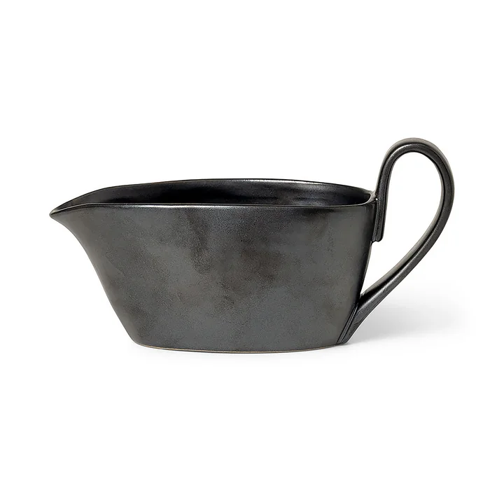 Flow Gravy boat de Ferm Living en couleur noire