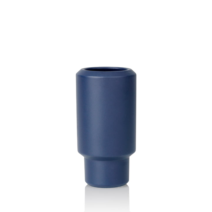 Fumario Vase H 16,5 cm de Lucie Kaas en bleu