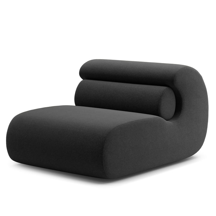 Ola Chaise longue, anthracite (Main Line Flax MLF28) de Objekte unserer Tage