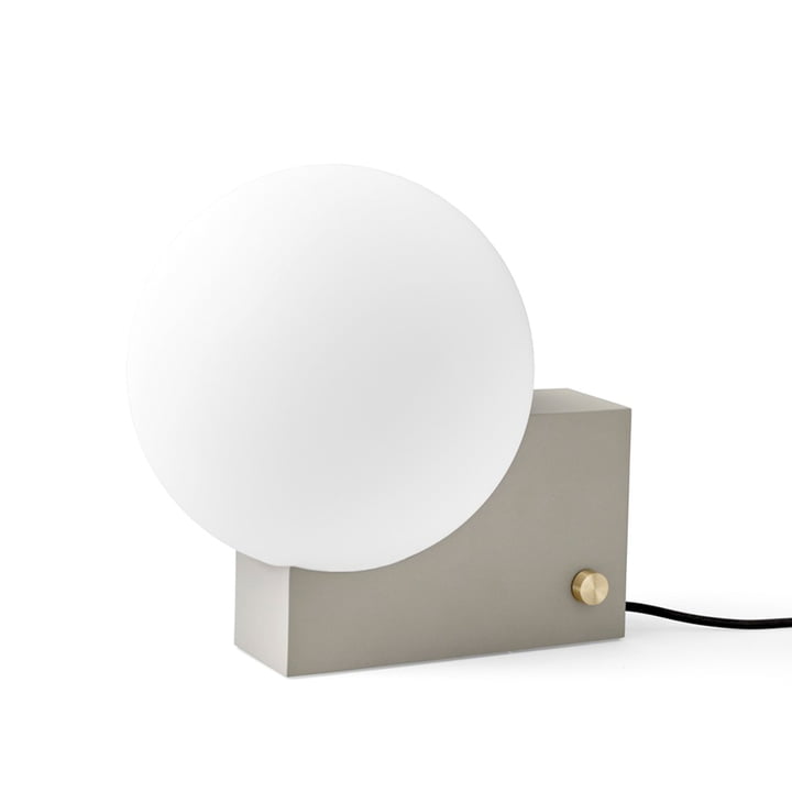 Journey SHY1, lampe de table et applique à LED & Tradition dans la couleur gris soie