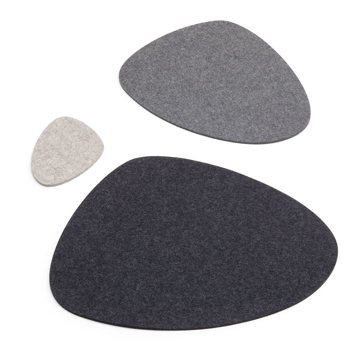 Set de table Stone en 3 mm de Hey Sign