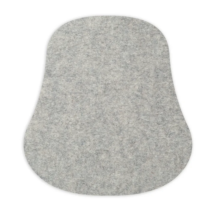 Tapis en feutre Kartell Masters Chaise de Hey Sign en clair chiné, 5mm AR