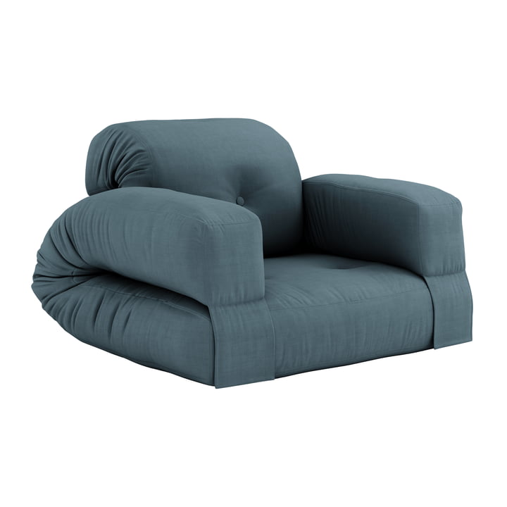 Hippo Fauteuil 90 x 200 cm de Karup Design en bleu pétrole