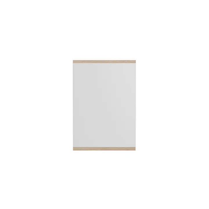 Rectangular Miroir de Moebe en finition chêne