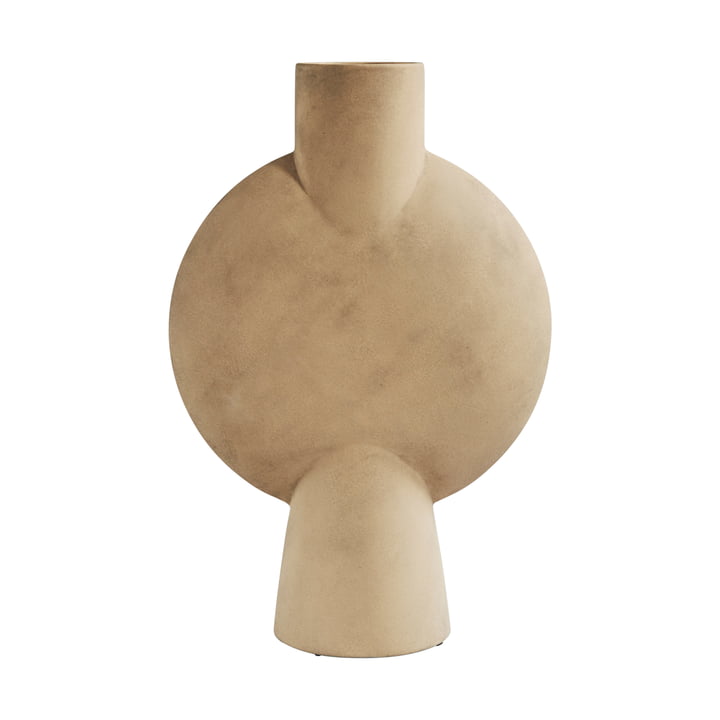 Vase Sphère Bubl Hexa de 101 Copenhagen en sable