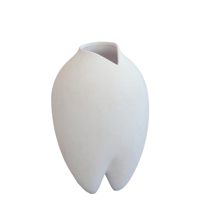 Vase Sumo Slim de 101 Copenhagen en blanc osseux