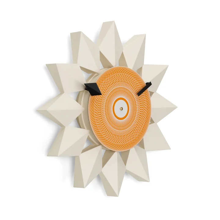 Horloge murale Diamond Markers de Vitra en blanc