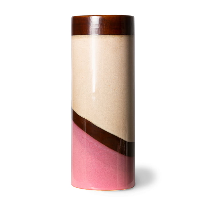 70's Vase en céramique L de HKliving dans la version dunes