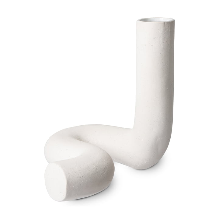 Objects Twisted Vase de HKliving dans la couleur matt white
